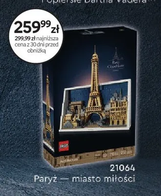 Klocki LEGO 21064 Paryż - miasto miłości promocja w Empik