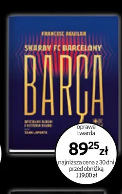 Książka Skarby FC Barcelony Barça oprawa twarda promocja w Empik
