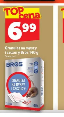 Granulat na myszy i szczury Bros promocja w TOPAZ