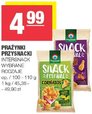 Prażynki przysnacki wybrane rodzaje promocja w SPAR