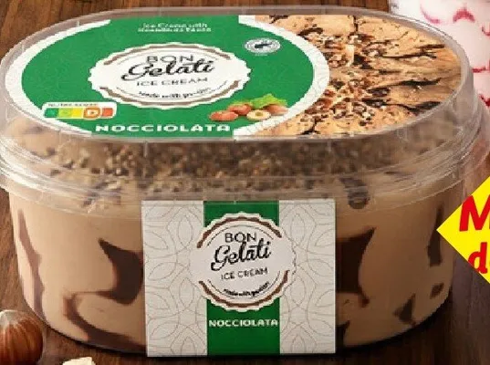 Lody Bon Gelati Nocciolata z nadzieniem promocja w Lidl