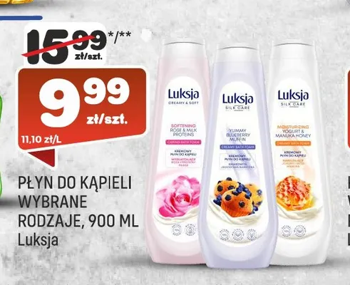 Płyn do kąpieli Yogurt & Manuka Honey Luksja promocja w Społem Praga