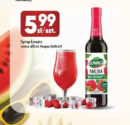Syrop malina Łowicz promocja w Avita