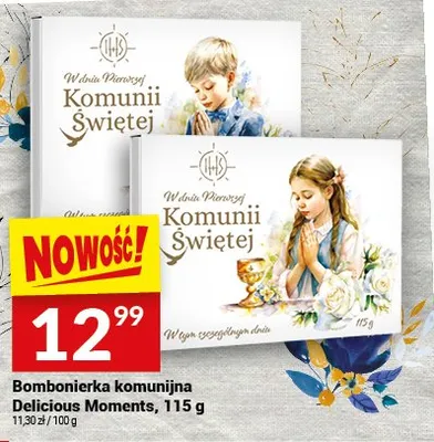 Bombonierka komunijna Delicious Moments promocja w Twój Market