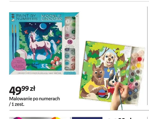 Malowanie po numerach promocja w Empik