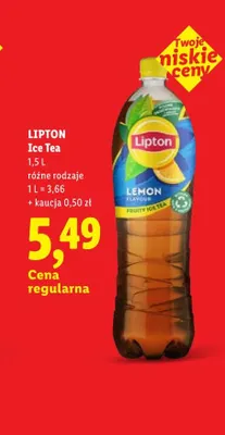 Ice Tea Lipton promocja w Lidl