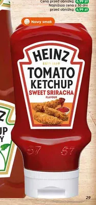Ketchup Sweet Sriracha Heinz promocja w Dino