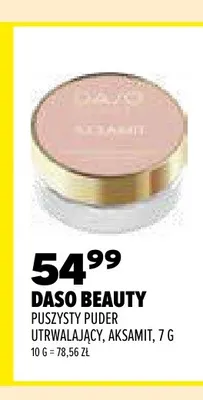 Puszysty puder utrwalający Aksamit Daso Beauty promocja w Drogerie Natura