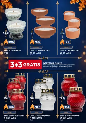 Znicz ceramiczny W-C5 Luks promocja w Stokrotka