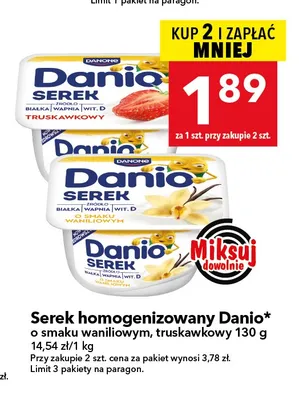 Serek homogenizowany waniliowy Rolmlecz promocja w LEWIATAN
