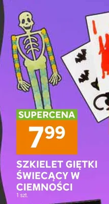 Szkielet giętki świecący w ciemności promocja w Stokrotka