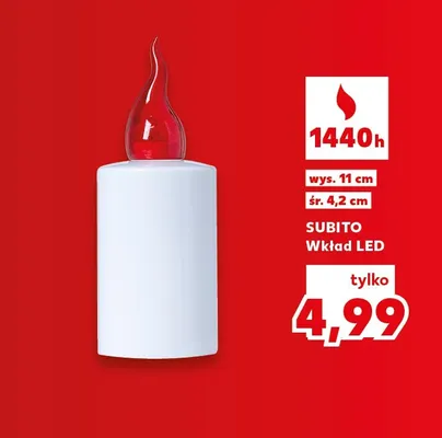 Wkład LED Subito promocja w Kaufland
