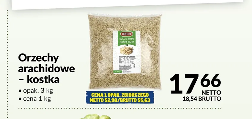 Orzechy arachidowe kostka Kresto promocja w Makro