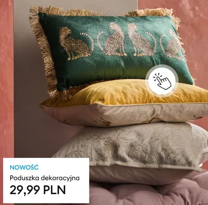 Poduszka dekoracyjna promocja w Sinsay