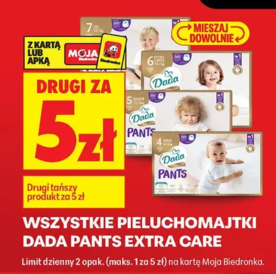 Pieluchomajki Pants Extra Care promocja w Biedronka
