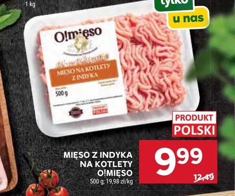 Mięso z indyka na kotlety O!Mięso promocja w Stokrotka