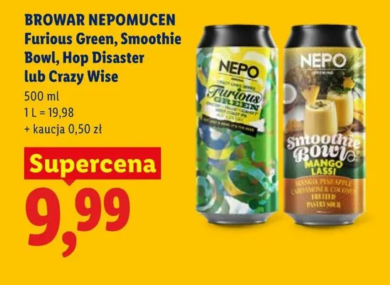 Piwo Browar Nepomucen Hop Disaster promocja w Lidl