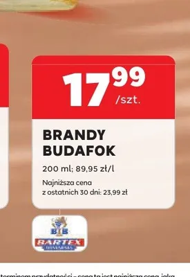 Brandy Budafok promocja w Stokrotka