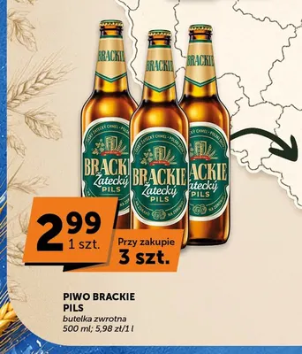 Piwo Brackie Pils promocja w Groszek