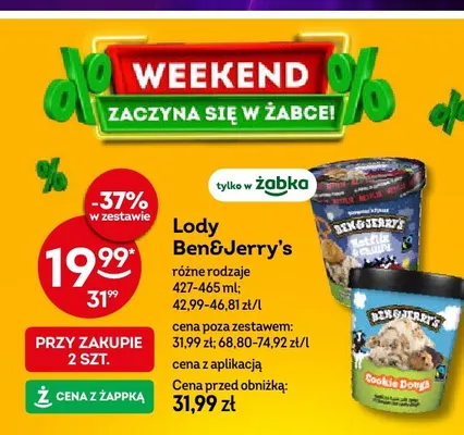 Lody Ben & Jerry's Netflix & Chilll'd promocja w Żabka