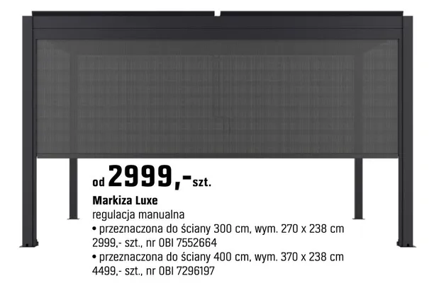Markiza Luxe promocja w OBI