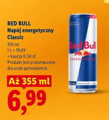 Napój energetyczny Classic promocja w Lidl