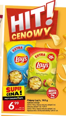 Chipsy Lay's Spicy Paprika promocja w Twój Market