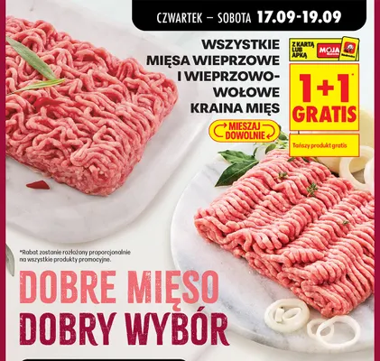 Mięsa wieprzowe i wieprzowo-wołowe Kraina Mięs promocja w Biedronka