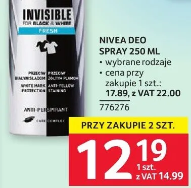 Dezodorant spray Fresh promocja w Selgros