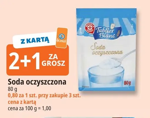 Soda oczyszczona Tablier Blanc promocja w Leclerc