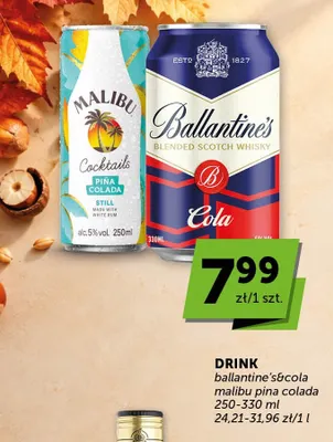 Drink Ballantine's & Cola promocja w ABC
