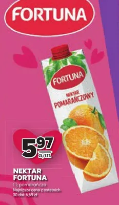Nektar Fortuna pomarańczowy promocja w Stokrotka