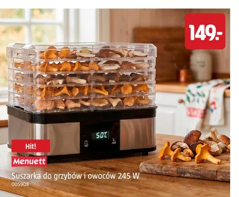 Suszarka do grzybów i owoców Menuett promocja w Jula