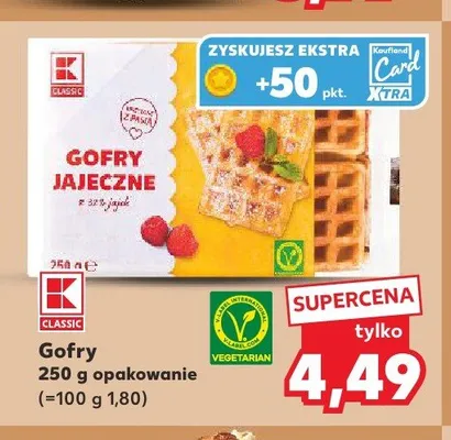 Gofry K-Classic promocja w Kaufland