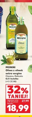 Oliwa z oliwek extra vergine Monini Delicato promocja w Kaufland