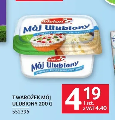 Twarożek kanapkowo-sernikowy Mój Ulubiony Wieluń promocja w Selgros