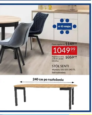 Stół Senti promocja w Abra Meble