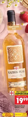 Wino Kazbek Peak promocja w Biedronka
