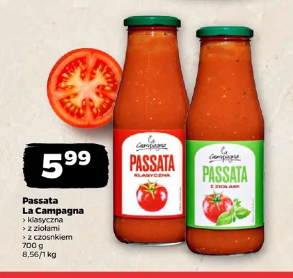 Passata z ziołami La Campagna promocja w Netto