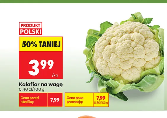 Kalafior promocja w Biedronka