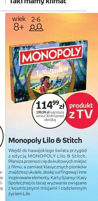 Gra Monopoly Lilo & Stitch promocja w Empik