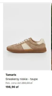 Sneakersy niskie Tamaris taupe promocja w Lounge by Zalando