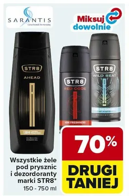 Żele pod prysznic STR8 150-750ml promocja w Carrefour