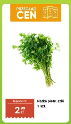 Natka pietruszki  promocja w Biedronka