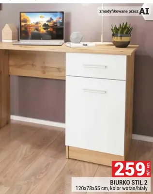 Biurko Stil 2 promocja w Merkury Market