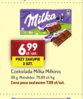 Czekolada Milka Milkinis promocja w Avita
