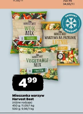 Warzywa na patelnię letnie Harvest Best promocja w Netto