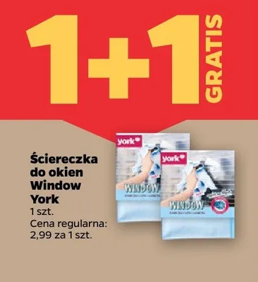 Ściereczka do okien Window York promocja w Netto