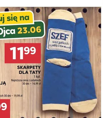 Skarpety dla taty promocja w Stokrotka