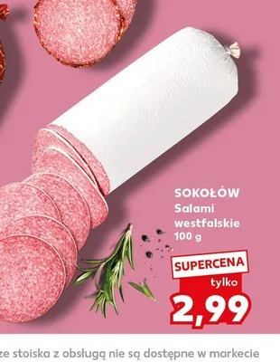 Salami westfalskie Sokołów promocja w Kaufland